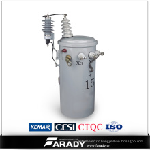 13.8kv 167kVA Pole Mounted Oil Type Completely Self Protection Transformer